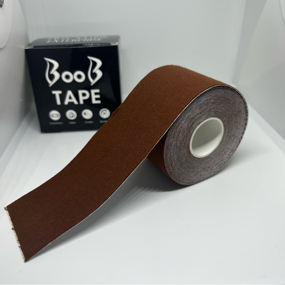 Boob Tape: Size- 5cm*5m, Color- Latte, Bra Size A and B